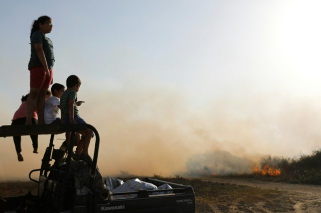 Fire kites from Gaza a burning issue for Israel