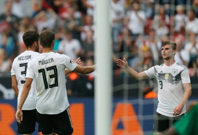 Werner shines as nervy Germany end winless streak