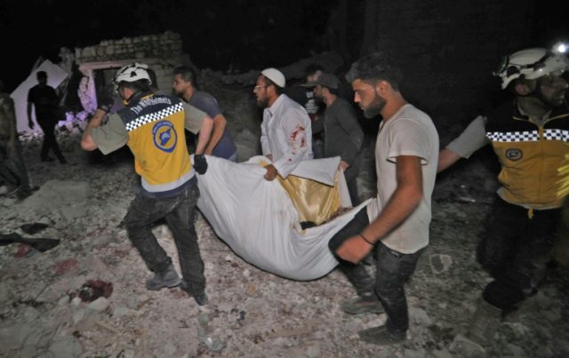 Suspected Russian strikes kill 38 civilians in northwest Syria: monitor