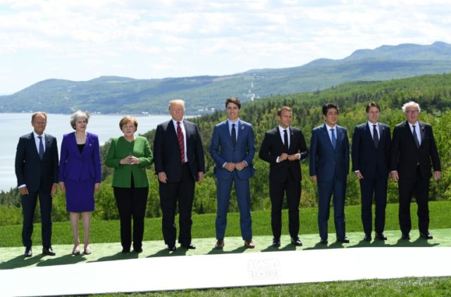 Allies bid to paper over cracks at fractious G7 summit