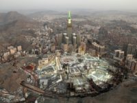 An aerial view shows the Grand Mosque in Saudi Arabia's holy city of Mecca An aerial view shows the Grand Mosque in Saudi Arabia's holy city of Mecca on June 3, 2018