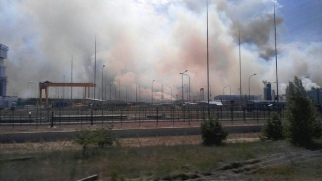 Ukraine puts out forest fire around Chernobyl