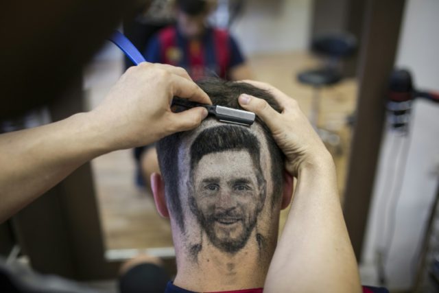 Barber of Serbia snips Messi 'headshot' for World Cup fans