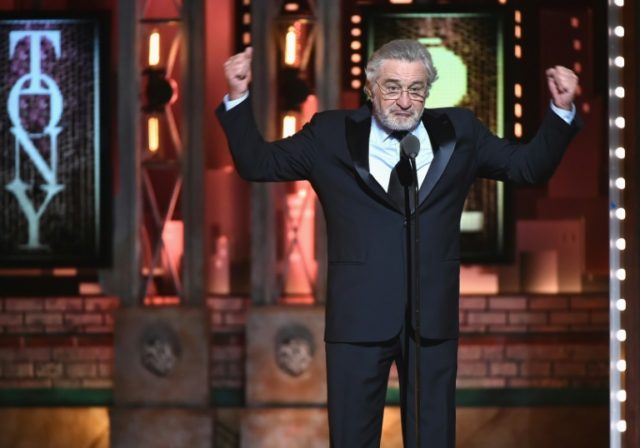 Standing ovation for De Niro's expletive at Trump