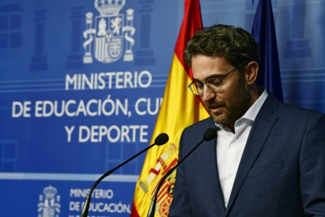 Spain's new culture minister quits after one week over tax fraud