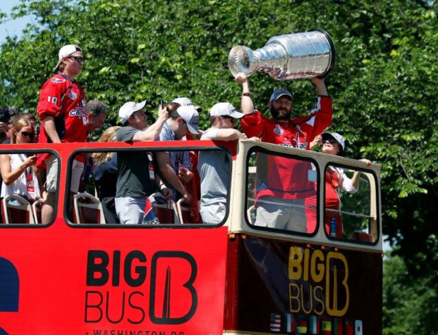 Washington 'rocks the red' at parade for NHL champion Capitals