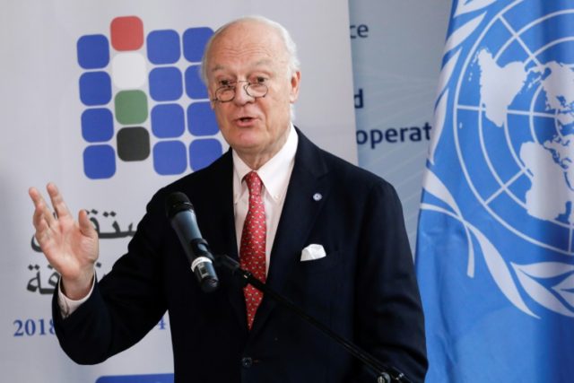 UN envoy sets up talks on new Syria constitution