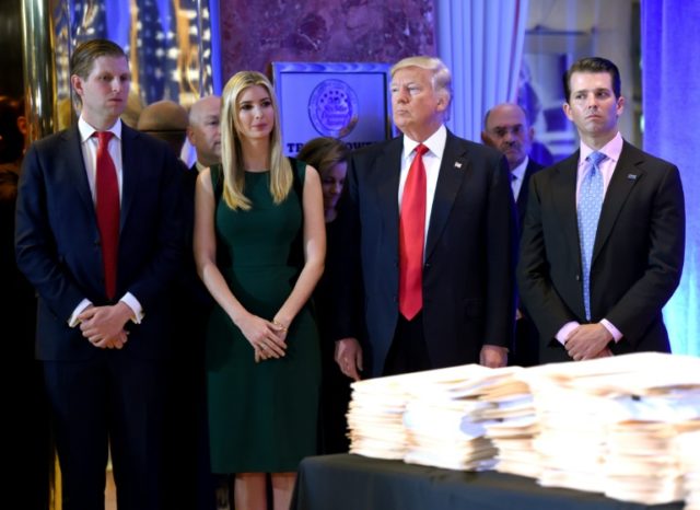 Trump sued for 'illegal conduct' at family foundation