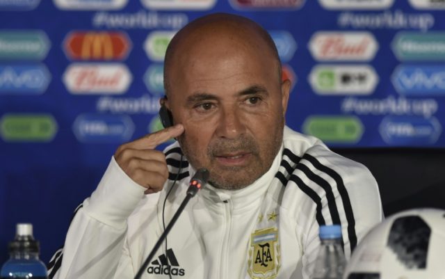 Argentina's Sampaoli confident ahead of Iceland test
