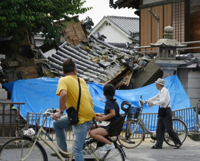 Three dead, 300 hurt as strong quake jolts Japan's Osaka