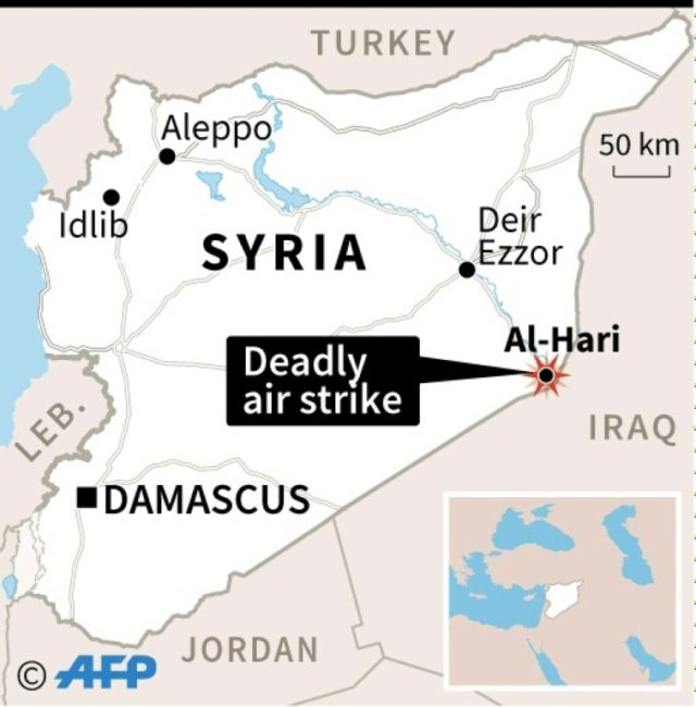 Syria strike blamed on Israel kills 22 Iraqi fighters