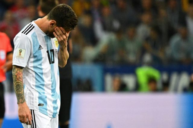 Messi's Argentina staring at World Cup exit after Croatia humbling