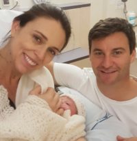 Jacinda Ardern said in an Instagram post that the baby was healthy and doing well