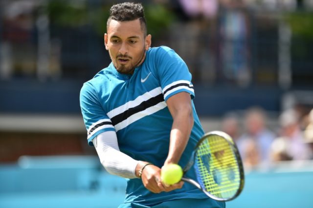 Kyrgios blasts 32 aces to down Edmund at Queen's