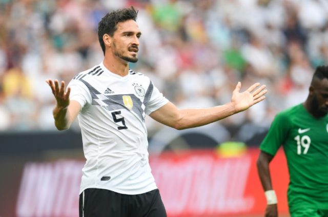 Germany set to be without Hummels against Sweden