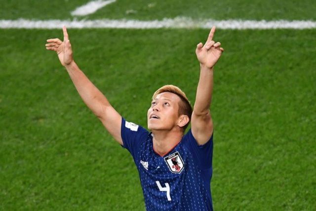 Honda hits late Japan leveller to blow World Cup group wide open