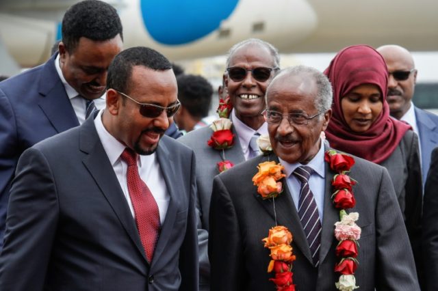 Eritrea's top diplomat in Ethiopia for historic talks