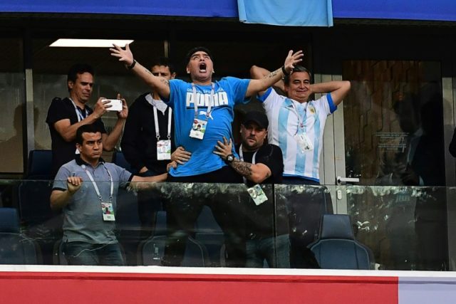 Concern over Maradona after health scare in Argentina thriller