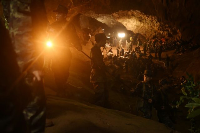 Desperate search for children in Thai cave presses into fourth night