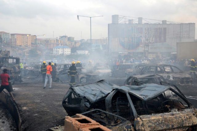 Nigerian fuel truck 'wildfire' kills 9