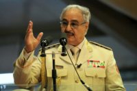 Libyan strongman Khalifa Haftar announced the taking of Derna, known for being a jihadist bastion, in a televised speech