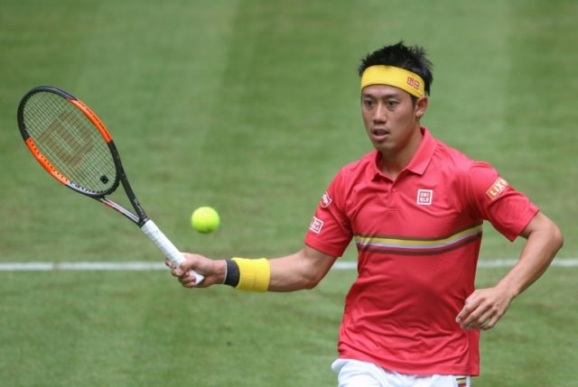 Friends reunited as Nishikori faces practice mate at Wimbledon
