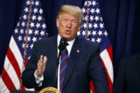 Trump Donald Trump President Donald Trump speaks during a bill signing ceremony for the "Right to Try" act in the South Court Auditorium on the White House campus, Wednesday, May 30, 2018, in Washington. (AP Photo/Evan Vucci) The Associated Press