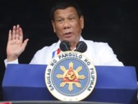 Philippines Duterte Rodrigo Duterte In this Tuesday, June 11, 2018, file photo, Philippine President Rodrigo Duterte gestures while addressing the crowd at the 120th Philippine Independence Day celebrations south of Manila, Philippines. President Duterte, notorious for having insulted the pope and former U.S. President Barack Obama, has sparked outrage for calling God "stupid" in Asia's bastion of Catholicism. (AP Photo/Bullit Marquez, File) Rodrigo Duterte