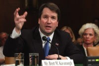 Campaign 2016 Trump Judges KAVANAUGH In this april 26, 2004, file photo, Brett Kavanaugh appears before the Senate Judiciary Committee on Capitol Hill in Washington. President Donald Trump's list of candidates for the Supreme Court, posted on White House website in November 2017 includes Kavanaugh. (AP Photo/Dennis Cook, File) KAVANAUGH