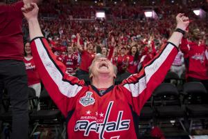 Washington Capitals celebrate Stanley Cup on Las Vegas Strip