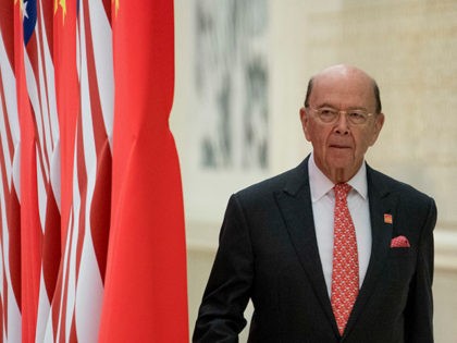 Commerce Secretary Wilbur Ross arrives at a State Dinner at the Great Hall of the People, Thursday, Nov. 9, 2017, in Beijing, China. Trump is on a five country trip through Asia traveling to Japan, South Korea, China, Vietnam and the Philippines. (AP Photo/Andrew Harnik)