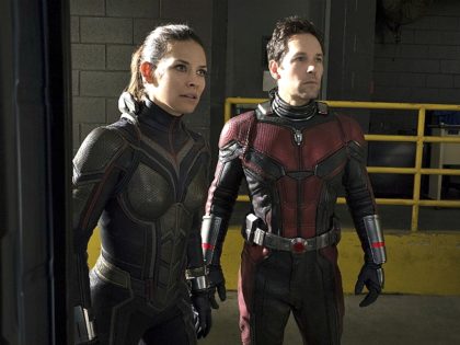 Paul Rudd and Evangeline Lilly in Ant-Man and the Wasp (Marvel Studios, 2018)
