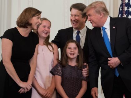 Brett Kavanaugh and Trump (Saul Loeb / AFP / Getty)