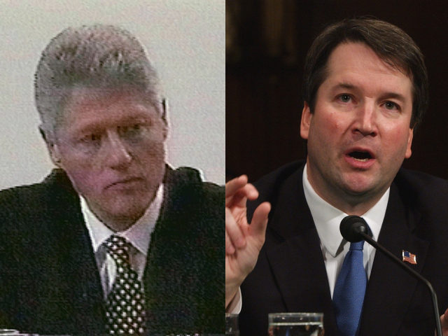 Image result for photos of brett kavanaugh during presidency bill clinton