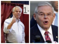 Collage-Hugin-Menendez-ap Collage of Bob Hugin and Bob Menendez