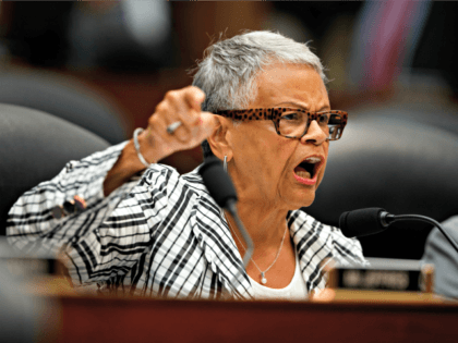 Rep. Bonnie Watson Coleman, D-N.J., speaks during a hearing with FBI Deputy Assistant Director Peter Strzok before the House Committees on the Judiciary and Oversight and Government Reform during a hearing on "Oversight of FBI and DOJ Actions Surrounding the 2016 Election," on Capitol Hill, Thursday, July 12, 2018, in …