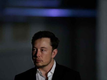 Tesla and SpaceX CEO Elon Musk looking disconcerted