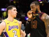 GTY LBJ LeBron and Lonzo