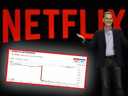 LAS VEGAS, NV - JANUARY 06: Netflix CEO Reed Hastings delivers a keynote address at CES 2016 at The Venetian Las Vegas on January 6, 2016 in Las Vegas, Nevada. CES, the world's largest annual consumer technology trade show, runs through January 9 and is expected to feature 3,600 exhibitors …