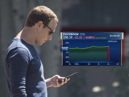 SUN VALLEY, ID - JULY 13: Mark Zuckerberg, chief executive officer of Facebook, checks his