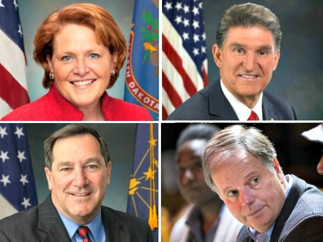 Heitcamp, Manchin, Jones, Donnelly