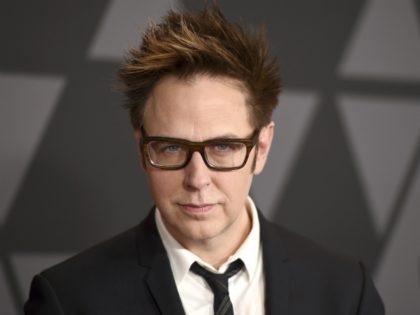 FILE - In this Nov. 11, 2017 file photo, filmmaker James Gunn arrives at the 9th annual Go