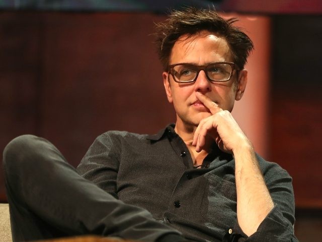 Film director James Gunn attends a keynote discussion about building worlds across enterta