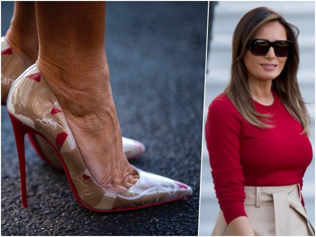 Melania's Pink Christian Louboutin Heels, You Need All Your Fingers and  Toes to Count Melania Trump's Most-Talked-About Shoes