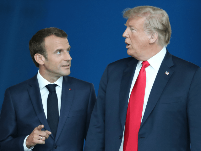 Trump ‘Glad’ for Question to Macron on Merkel and Russia at NATO