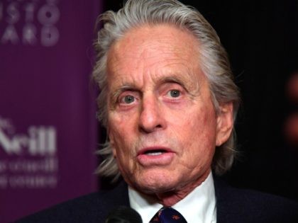 Actor Michael Douglas attends The Eugene O'Neill Theater Center's 18th Annual Monte Cristo Award Honoring Lin-Manuel Miranda at Edison Ballroom on April 30, 2018 in New York City. (Photo by ANGELA WEISS / AFP) (Photo credit should read ANGELA WEISS/AFP/Getty Images)