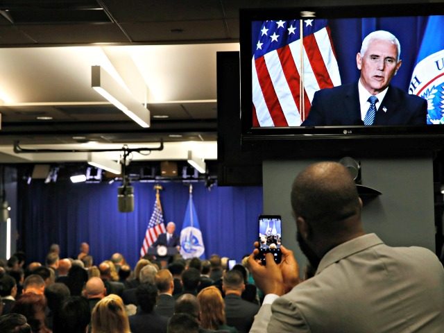 Vice President Mike Pence speaks at U.S. Immigration and Customs Enforcement (ICE) headqua