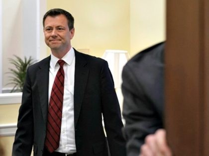 WASHINGTON, DC - JUNE 27: FBI Agent Peter Strzok arrives at a closed door interview before the House Judiciary Committee June 27, 2018 on Capitol Hill in Washington, DC. Strzok, a former member of the Mueller Russia investigation team, is being interviewed by the committee on text messages exchanged with …