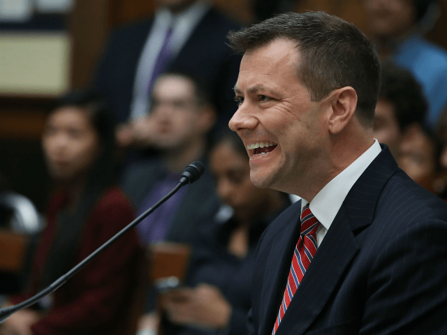 Deputy Assistant FBI Director Peter Strzok speaks during a joint committee hearing of the