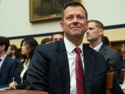 Deputy Assistant FBI Director Peter Strzok arrives to testify on FBI and Department of Jus